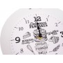 Zegar ścienny DELICIOUS PANCAKES - patelnia, kolor: biały