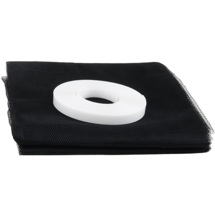 Moskitiera - siatka przeciw owadom 150x180cm czarna Hunter