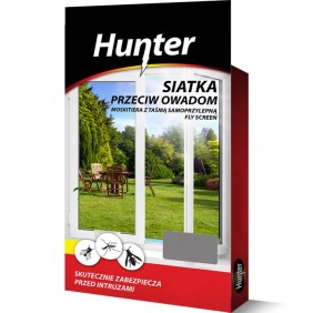 Moskitiera - siatka przeciw owadom 75x150cm szara Hunter