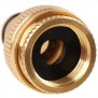 Przyłącze na kran z gwintem wewnętrznym 3/4" + redukcja na 1/2", mosiężne
