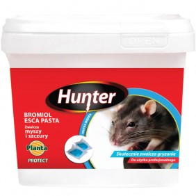 Trutka na myszy i szczury, w formie saszetek z miękką pastą Hunter 1000g