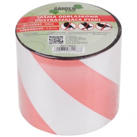Taśma odblaskowa odstraszająca ptaki 4,8cm x 50m - MIX KOLOR