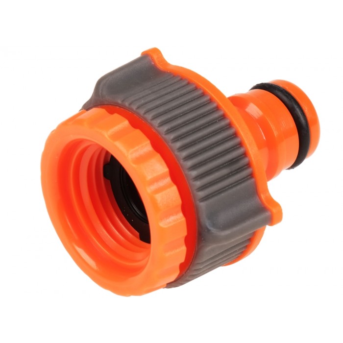 Przyłącze na kran z gwintem wewnętrznym 3/4" + redukcja na 1/2"