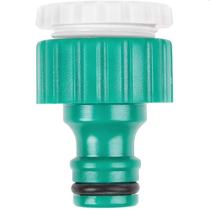 Przyłącze na kran z gwintem wewnętrznym 3/4" + redukcja na 1/2"