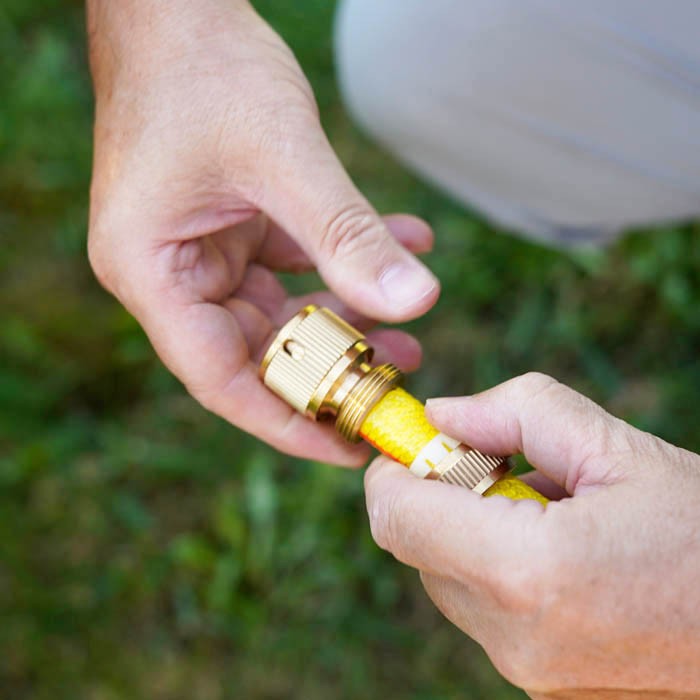 Szybkozłącze 3/4" - przelot, mosiężne