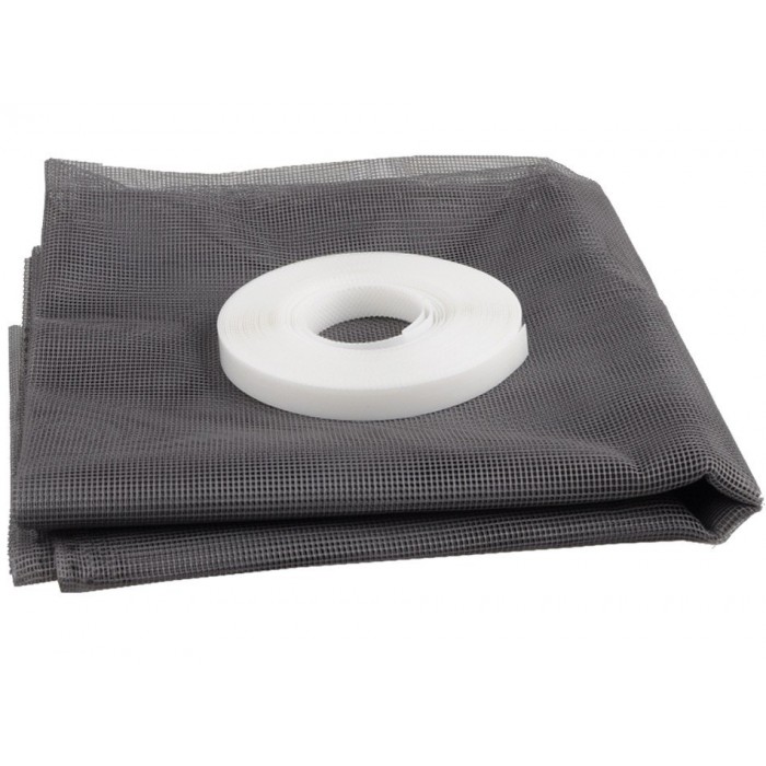 Moskitiera - siatka przeciw owadom 75x220cm szara Hunter