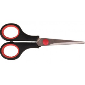 Nożyczki uniwersalne 14cm - kolor: czarno-czerwony