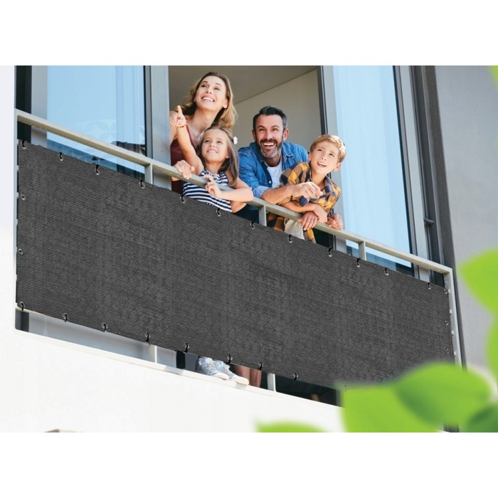 Osłona balkonowa 0,9x6m antracytowa