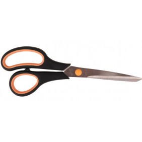 Nożyczki uniwersalne 21cm - kolor: czarno-pomarańczowy