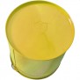 Metalowa doniczka - wiadro ocynkowane żółte 7l