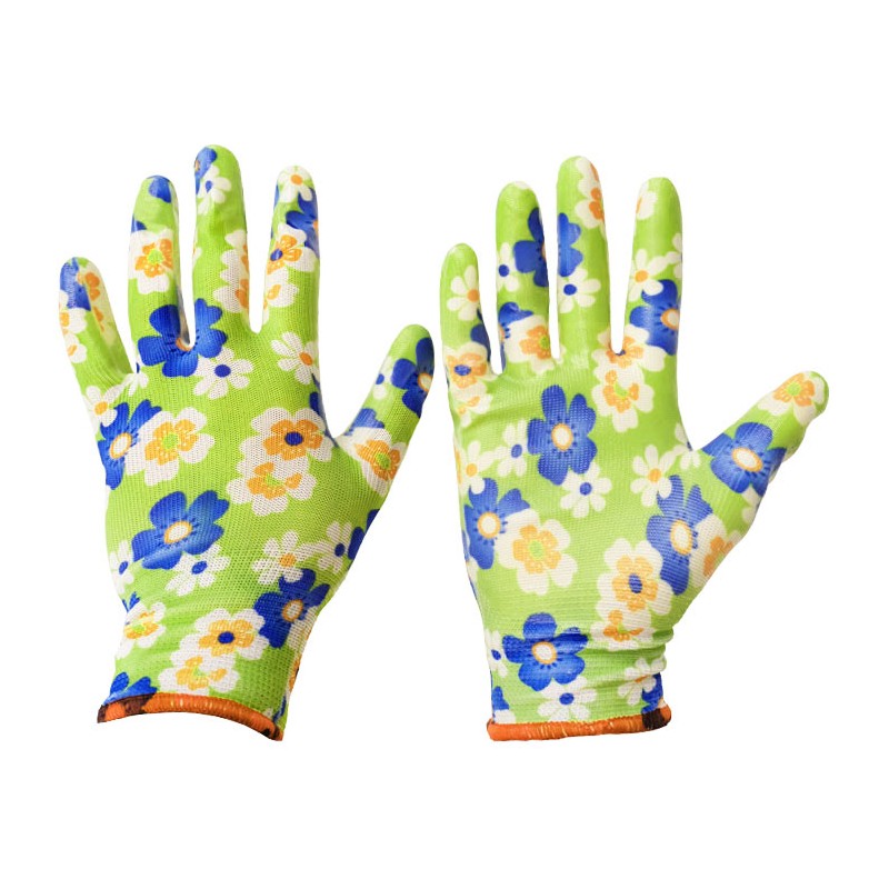 Rękawice ochronne zielone Plantina - rozm.8(M)