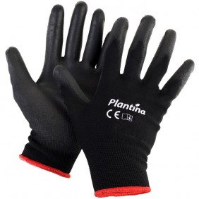 Rękawice ochronne czarne Plantina - rozm.6(XS)