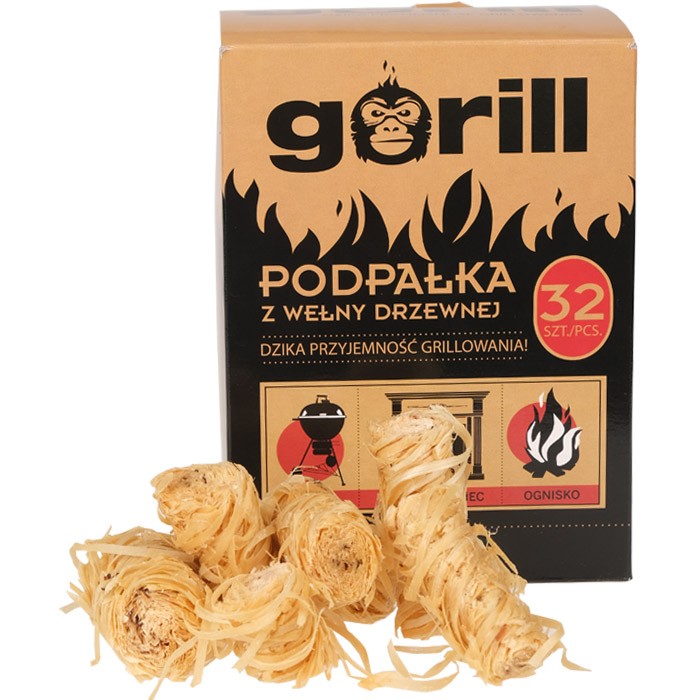 Podpałka do grilla, ognisk, pieca i kominika - 32 sztuki Podpałka do grilla, ognisk, pieca i kominika - 32 sztuki