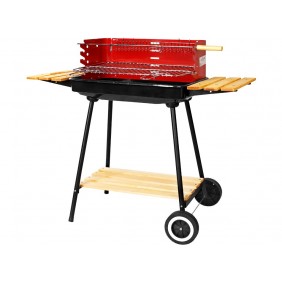 Grill ogrodowy prostokątny na kołach - Dr Grill 11787