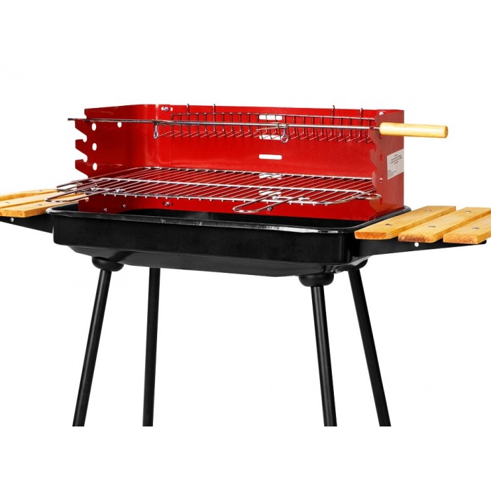 Grill ogrodowy prostokątny na kołach - Dr Grill 11787