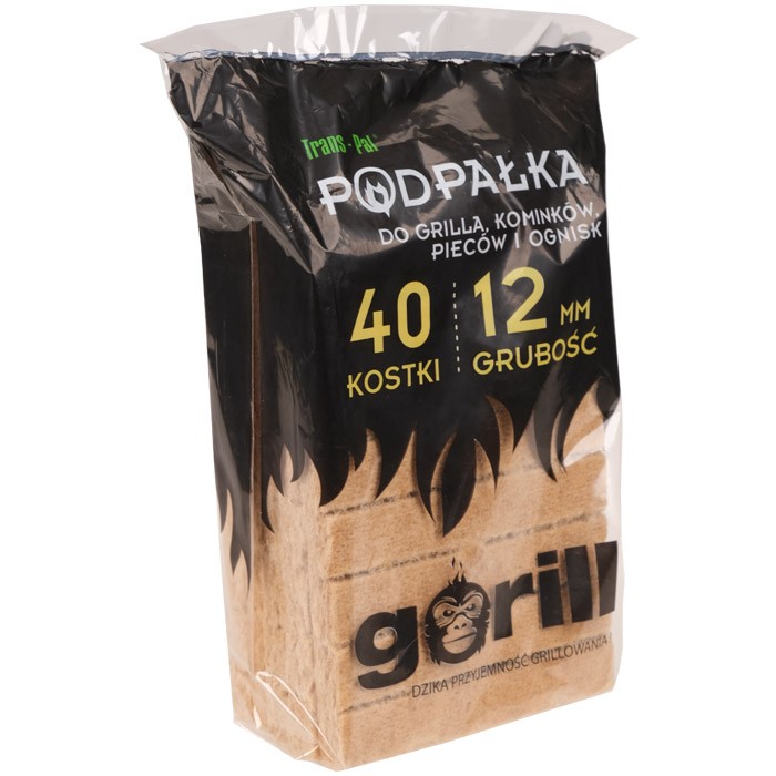 Podpałka do grilla, ognisk, pieca i kominka - 40 kostek