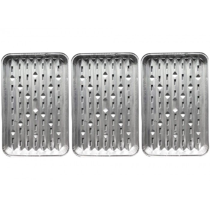 Tacki do grilla 35x23cm, prostokątne - 3szt