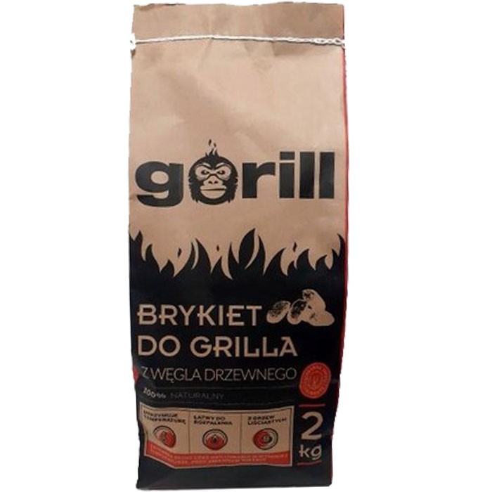 Brykiet do grilla z węgla drzewnego - 2kg