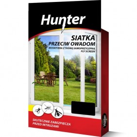 Moskitiera - siatka przeciw owadom 75x220cm czarna Hunter