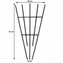 Podpora do roślin doniczkowych WACHLARZ 61x34cm - PP21