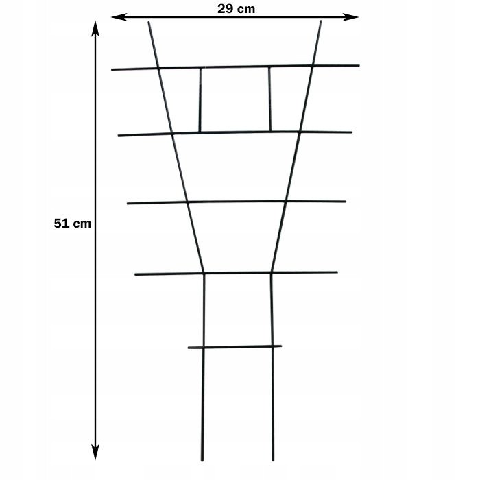 Podpora do roślin doniczkowych DRABINKA 51x29cm - PS12-01
