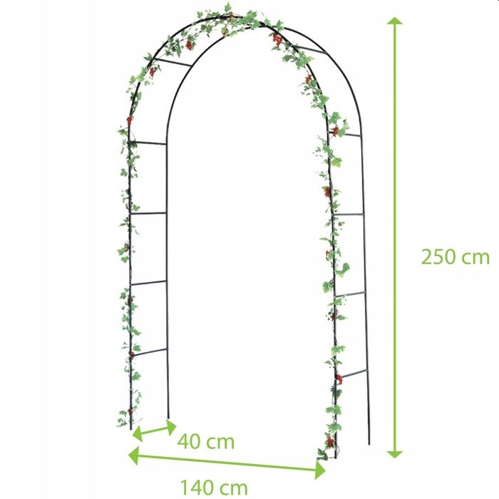 Pergola ogrodowa Ga017 - wymiary: 250x140x40 cm