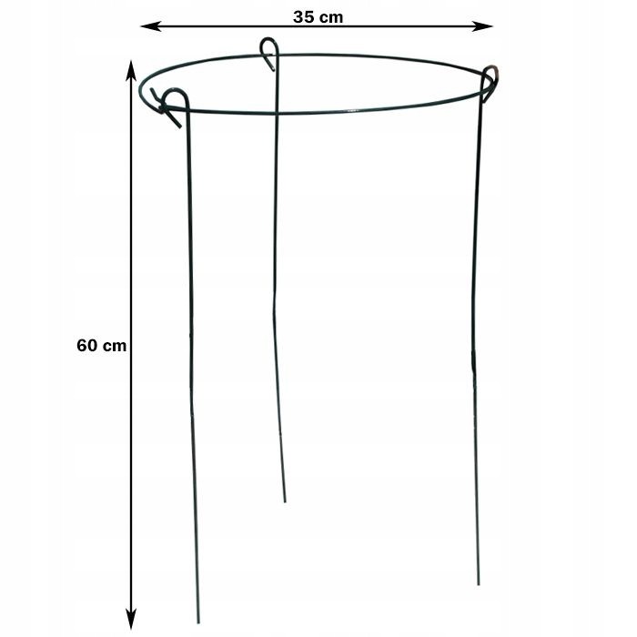 Podpora do piwonii wys.60cm, fi 35 cm - PDRP-3560