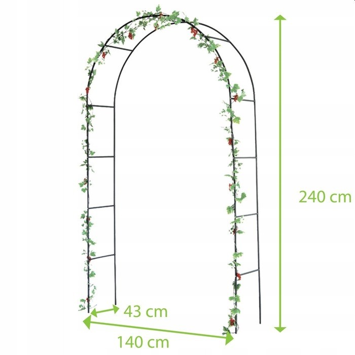 Pergola ogrodowa Ga016 - wymiary: 240x140x43 cm