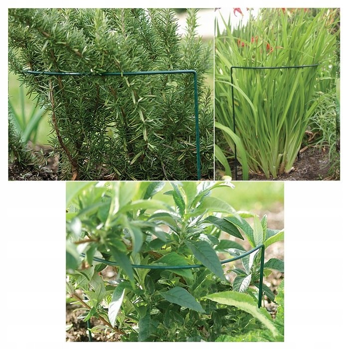 Podpora do roślin "uchwyt krzaka" 35cm - półokrąg 1szt