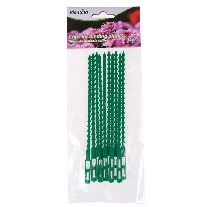 Opaski zaciskowe do roślin 17 cm Plantina - 10szt Opaski zaciskowe do roślin 17 cm Plantina - 10szt