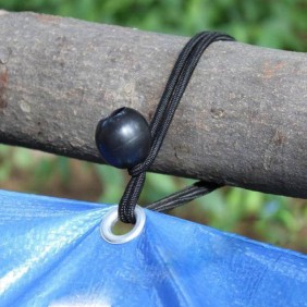 Zapinka do plandek - elastyczna guma z kulką